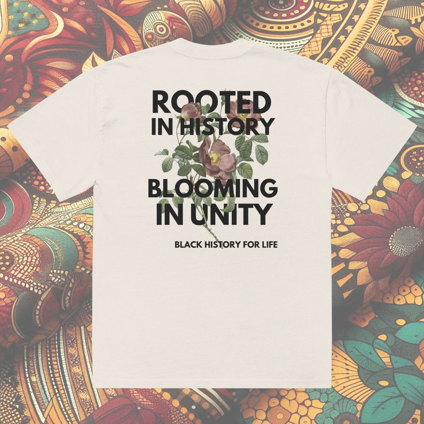 "Rooted in History, Blooming in Unity" Oversized T-Shirt