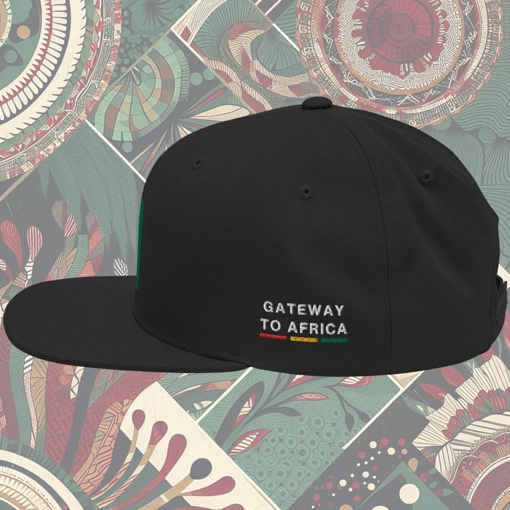 Ghana, Ghana Flag, Ghanaian Flag, Ghanaian Flag Hat, Ghana Flag Hat, Snapback, Ghanaian Flag Snapback, Ghana Flag Snapback