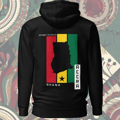 Ghana, Ghana Flag, Ghanaian Flag, Ghanaian Flag Hoodie, Ghana Flag Hoodie, Africa, African Hoodie, Africa Hoodie