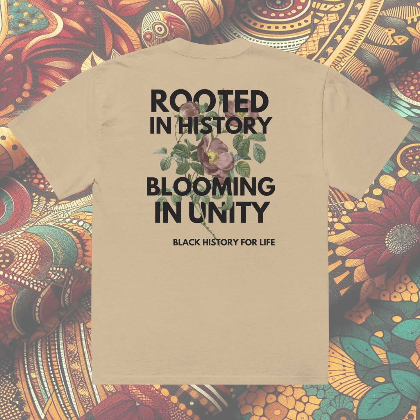 "Rooted in History, Blooming in Unity" Oversized T-Shirt