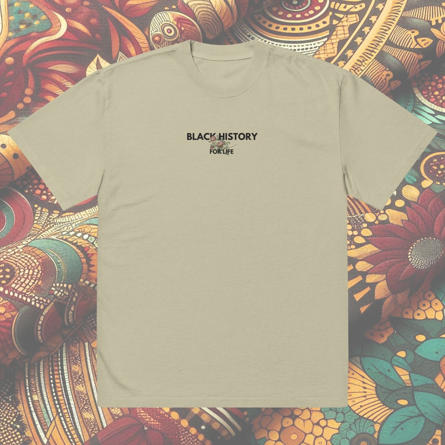 "Rooted in History, Blooming in Unity" Oversized T-Shirt