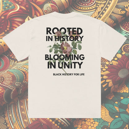 "Rooted in History, Blooming in Unity" Oversized T-Shirt